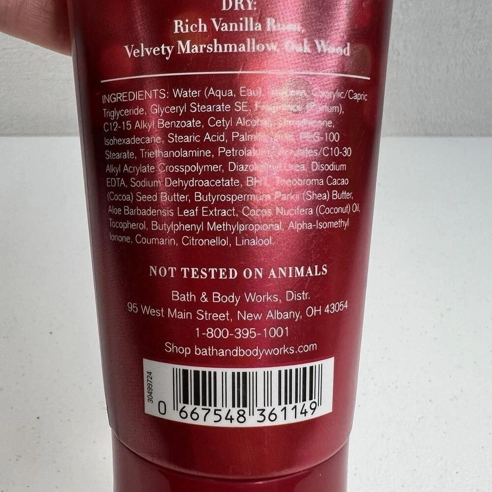 Bath & Body Works Forever Red Luxury Body Cream 8oz Ultra Shea 24‎ Hour Moisture